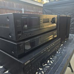 Stero system amp ,sybthesizer,dic ch Kenwood