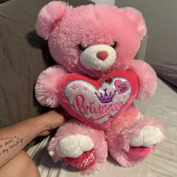 Sweetheart Teddy Bear Plush Stuffed Animal Princess Valentine’s Day 2023 20”