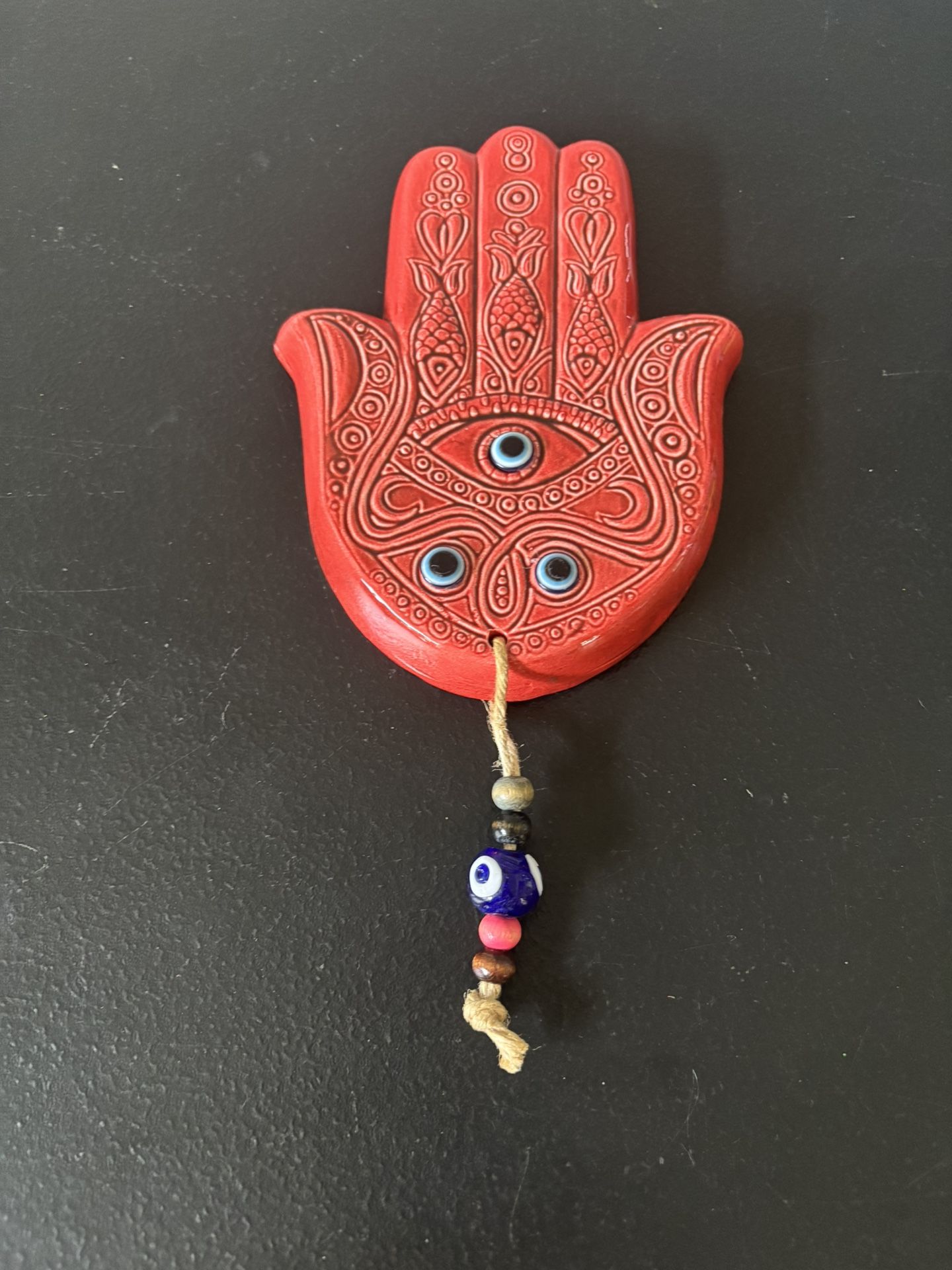 Ceramic Hamsa Wall Hanging