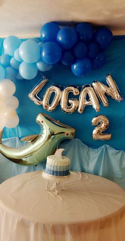 Simple ballon garland