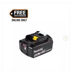 Makita 18v Battery Ltx 5ah With Light