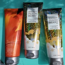 B And B  Snowy Peach Berry Or Sensual Amber $ 6.00 EA