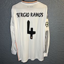 Real Madrid Sergio Ramos Decima Soccer Jerseys 2014