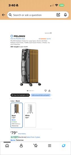 Oil filled radiator