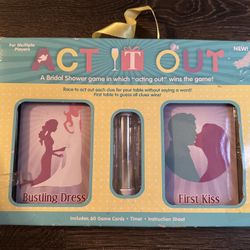 Act it out bridal shower game htf