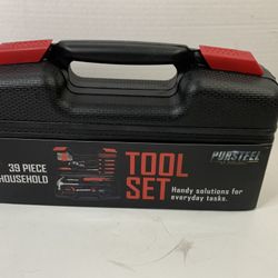 Pursteel 39 Piece DIY Tool Set General Toolbox