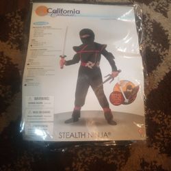 Large (4-6) Ninja Costume 