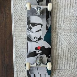Star Wars Stormtrooper Element Complete Skateboard 8.0"