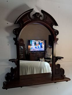 WALLNUT MIRROR