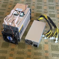 Antminer D3 19.3 GH/s Dash Miner with a 1800w Power Supply Mining PSU