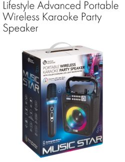 KARAOKE PARTY SPEAKER $30
