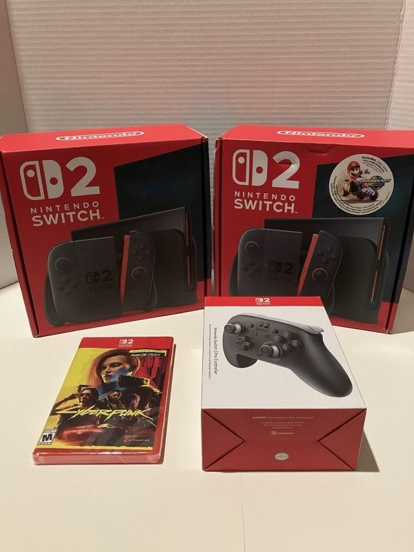 Nintendo Switch 2 Set (Two) $300 each/$500 for the bundle