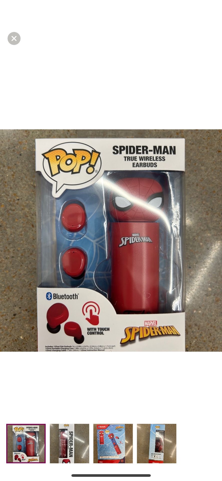 NWT Spider-Man true wireless earbuds