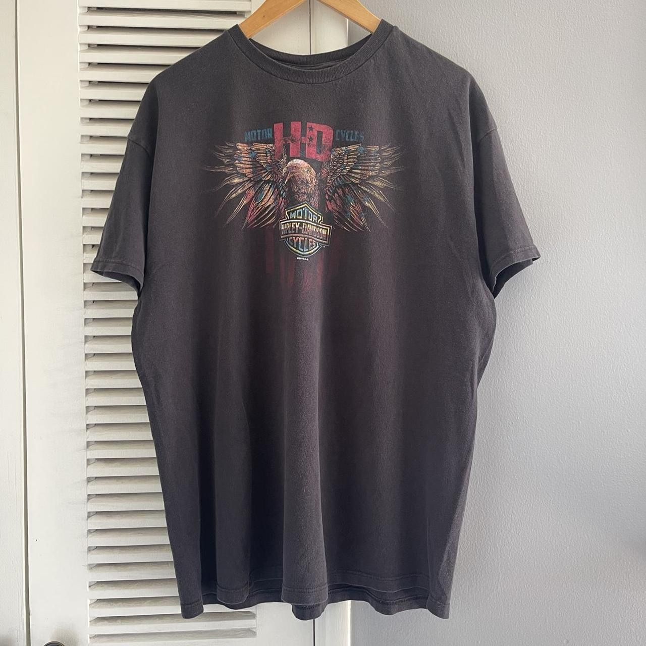 Harley Davidson Motorcycle Alcatraz San Francisco T-shirt for Sale 