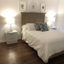 Queen Bed With Frame And Headboard 