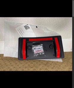 Tesla Model 3 front license Tesla Model 3 front license plate bracket OEM new plate bracket OEM