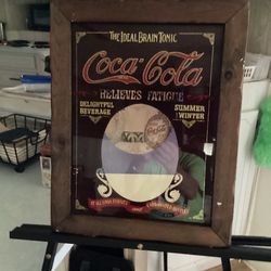 Coca Cola Mirrored Sign