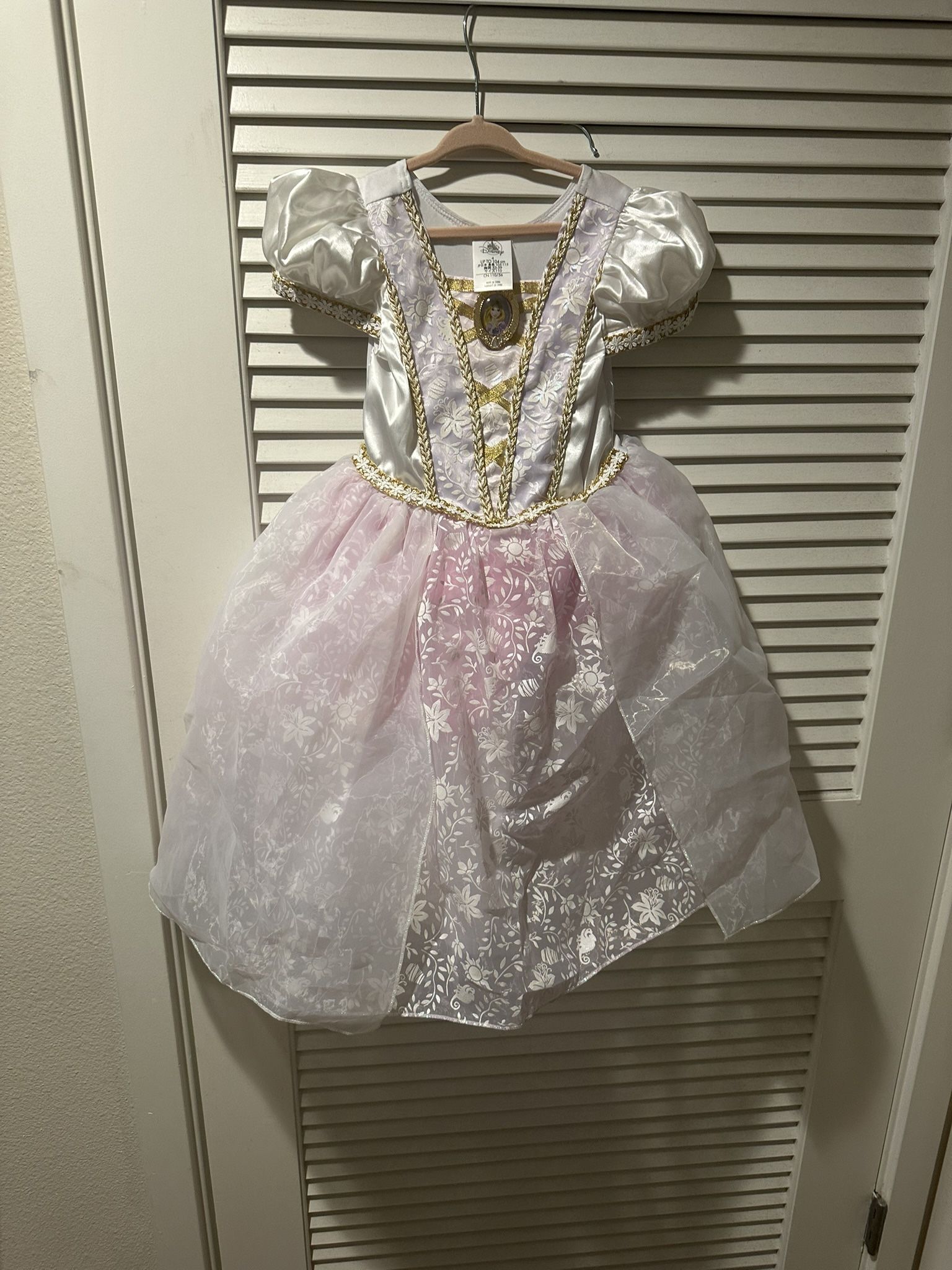 Disney Rapunzel White Dress - Size 4T