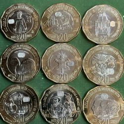 Mexico 9 Coin Set 2019-2023