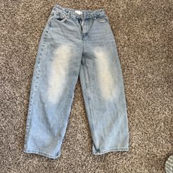 Baggy Blue Jeans from Musinsa(size, XS)