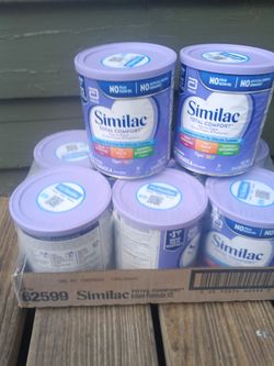 8 cans of Similac Total comfort baby formula