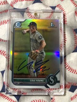 Cole Young Rookie Card Auto IP