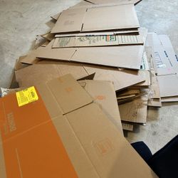 Moving Boxes And Paper 