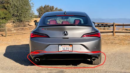 Acura Integra stock rear diffuser / lower bumper