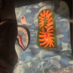 Baby Blue Rare Seasonal Bape Hoodie 
