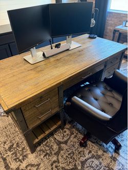 66” Executive Office Desk – Horizon / Revival Style (AFW)