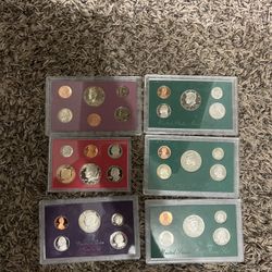 US proof sets 6  Pieces