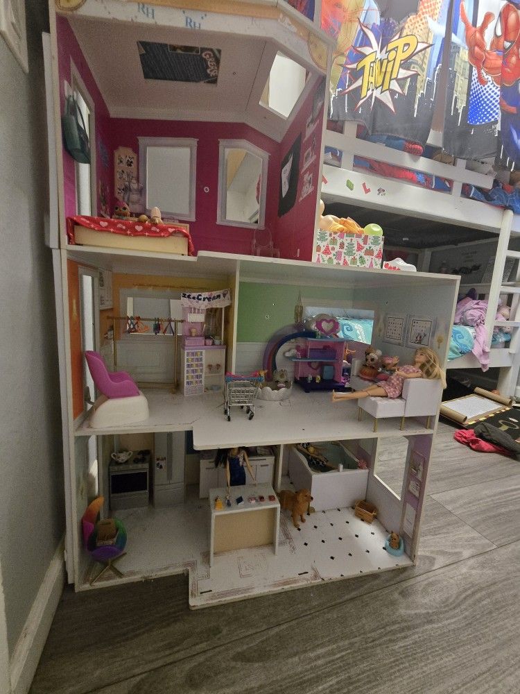 Rainbow Doll House