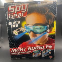 Spy Gear Night Goggles - Stealth Light Beam Eyegear 2009 SEALED