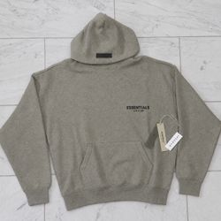 Fear of God Essentials Hoodie — Dark Oatmeal