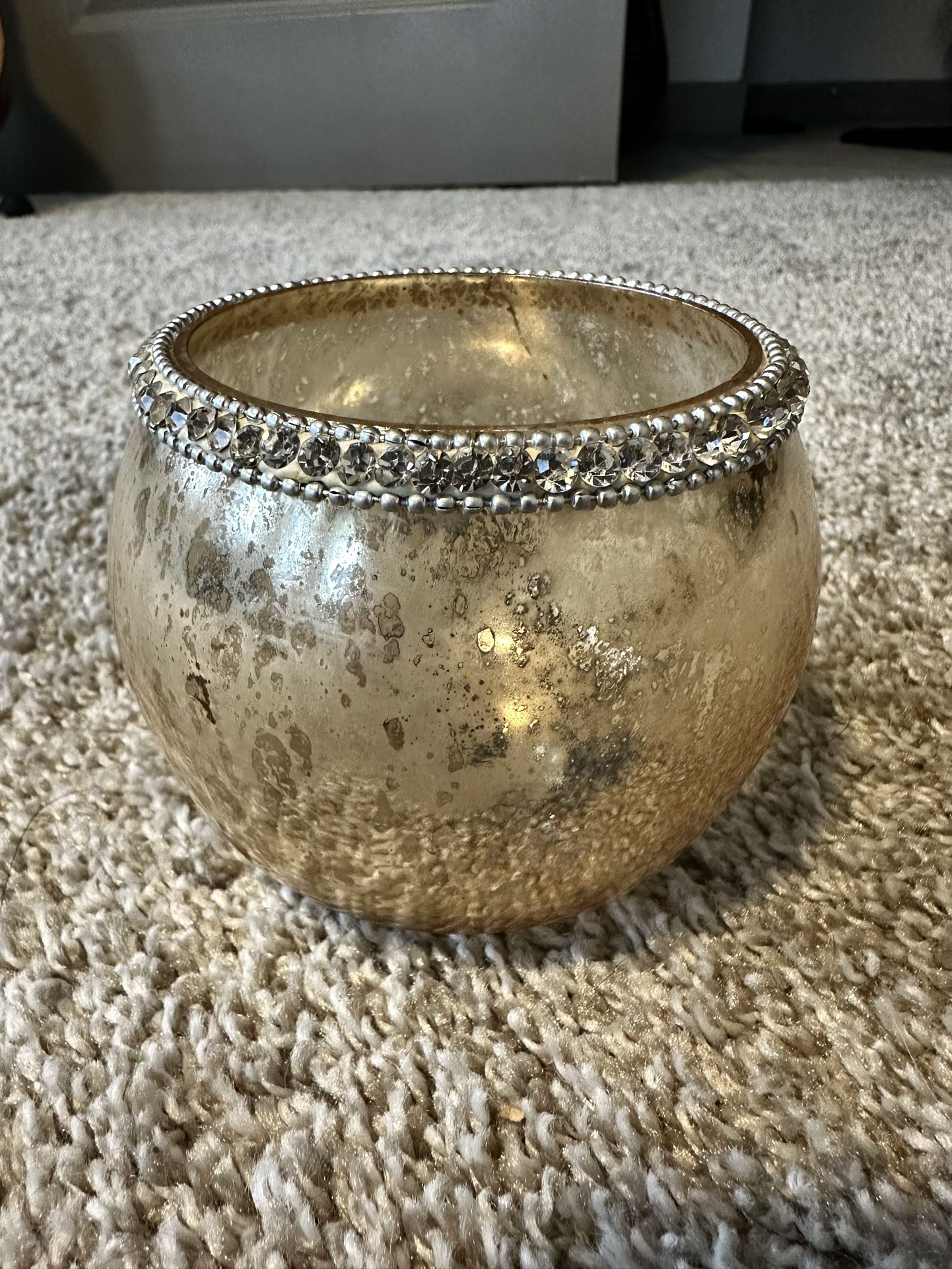 Candle Holder with Gems
