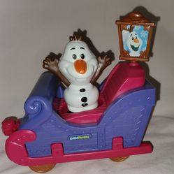 Olaf Little People Disney  Princess Parade Float Train Car
