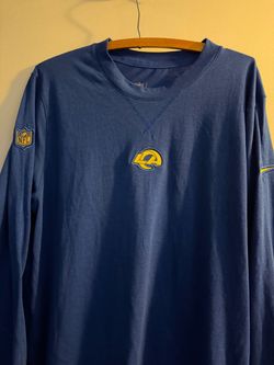 Nike NFL Los Angeles Rams Football Long Sleeve Blue Men’s Shirt