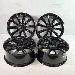 NEW 20" Gloss Black Wheels Rims (5x114.3) - Fits Tesla Model 3 & Model Y