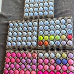 Variety Of Pink/lady Golf Balls