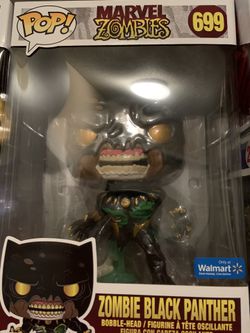 Funko Pop Zombie Black Panther 10 Inch (Walmart Exclusive )