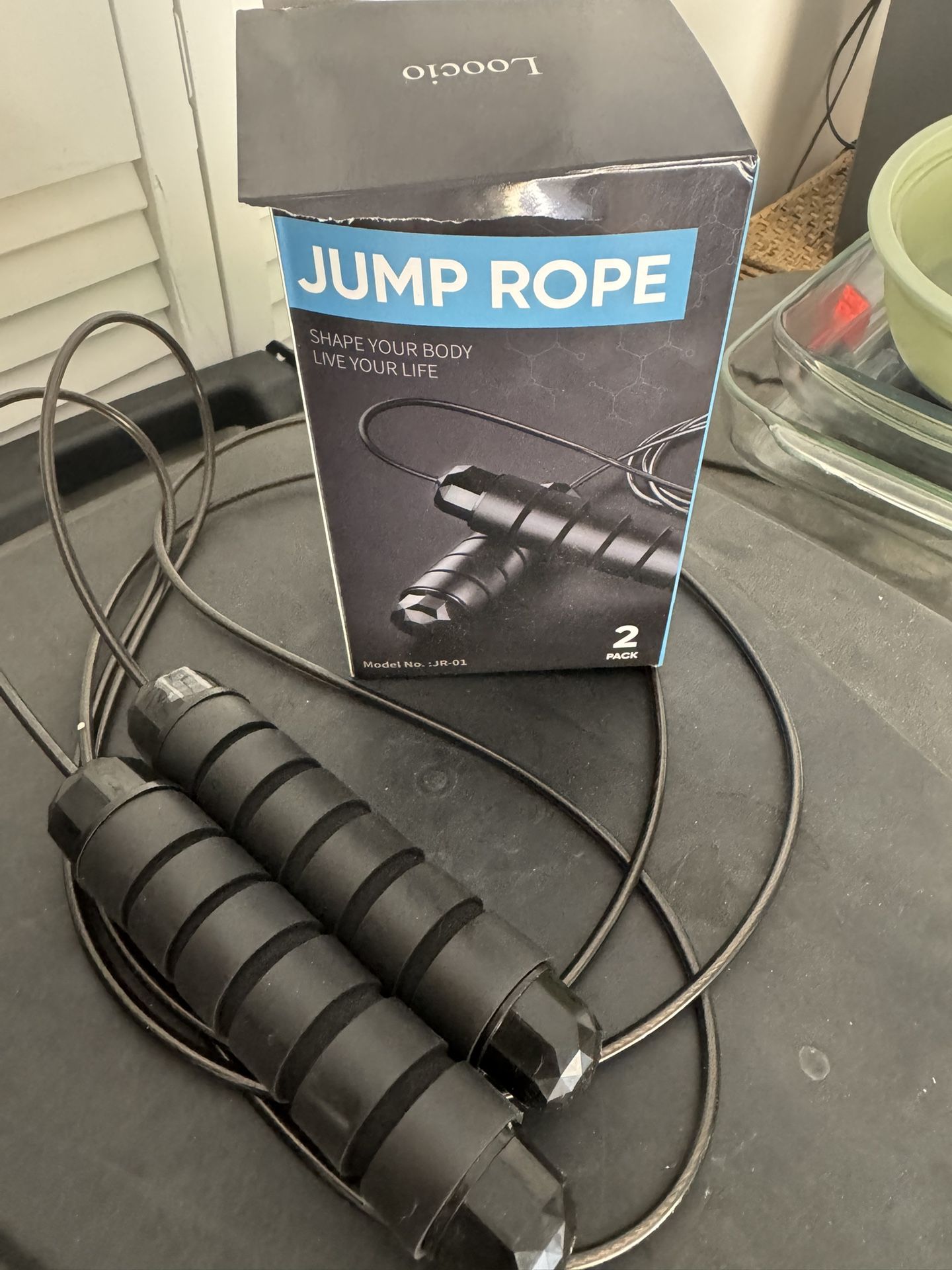 Set Of 2 Jump Ropes.. Box Open, Not Used