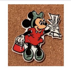 Vintage Minnie Mouse Magnet Fridge Magnet Disney Collectible Coupons
