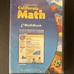California Math - Lesson 3 eMathBook (DVD-ROM) New Sealed