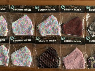 Sequin Fashion Masks