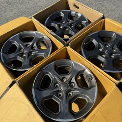 Jeep Wrangler Gladiator Rubicon 17” Factory Wheels Rims Used Condition