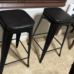 Metal Swiveling Stools
