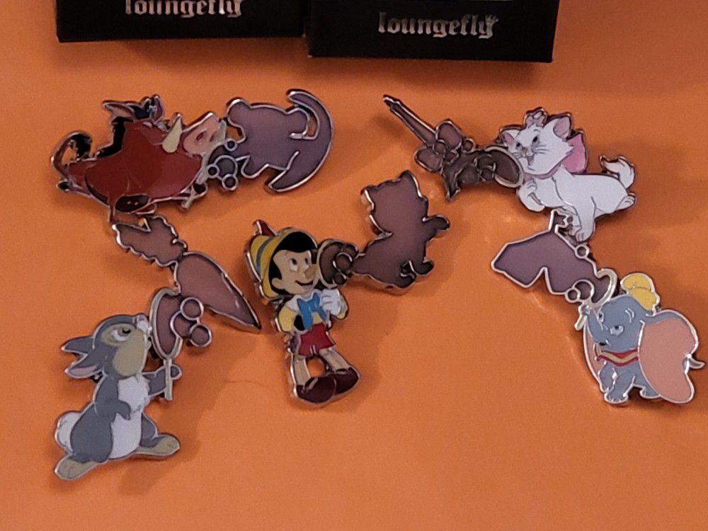 Disney Characters Blowing Bubbles Imagees Enamel Metal Pin Blind Box Series Combo Set 