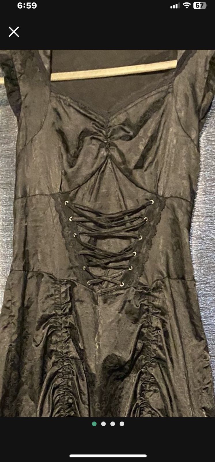   Beautiful Black Gown. 