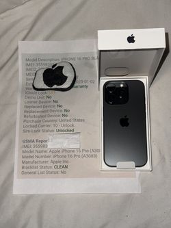 iPhone 16 Pro 128gb Fully Factory Unlocked 
