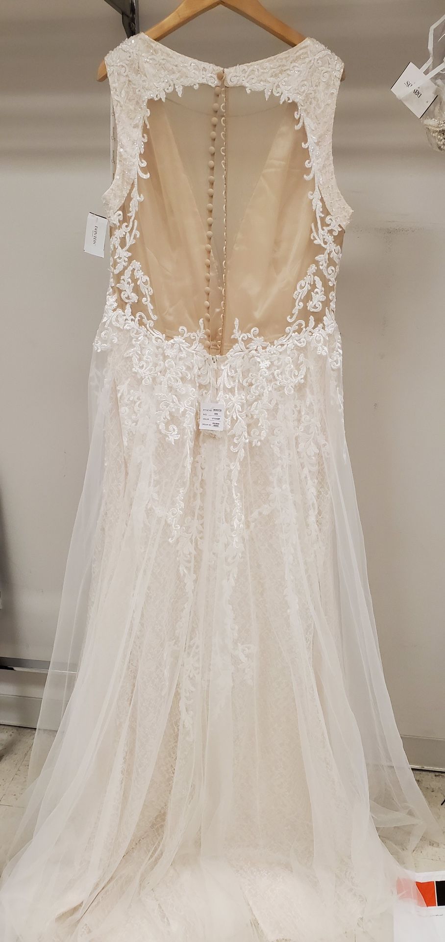 knee length dresses for ladies David's Bridal T8025 – Nearly Newlywed main image 0